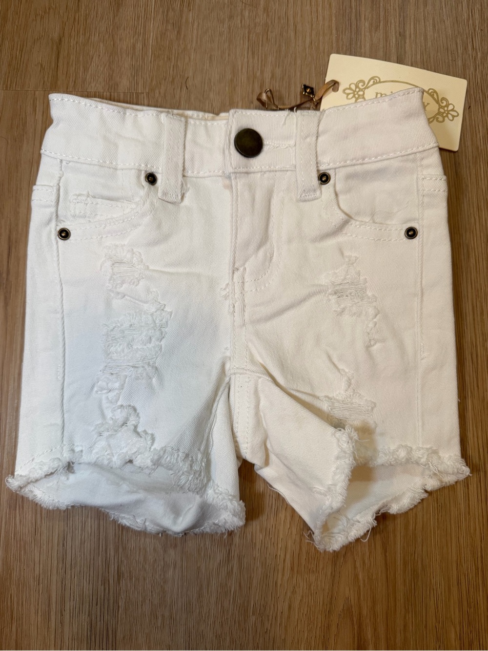 Joyfolie girls Distressed Denim Shorts